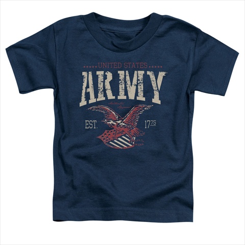 Picture of Army-Arch - Short Sleeve Toddler Tee- Navy - Medium 3T