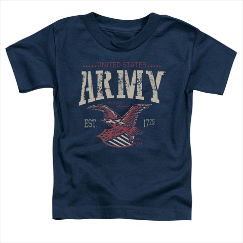 Picture of Army-Arch - Short Sleeve Toddler Tee- Navy - Large 4T
