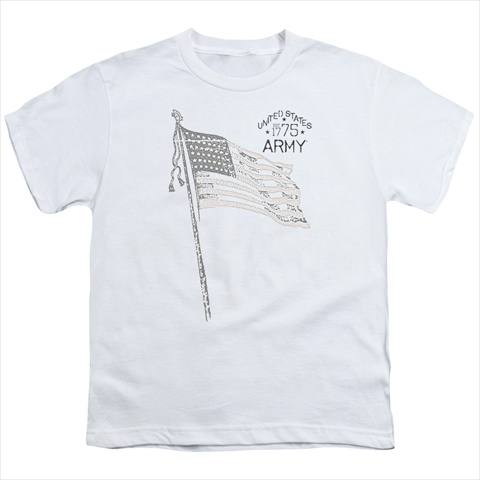 Army-Tristar - Short Sleeve Youth 18-1 Tee- White - Small