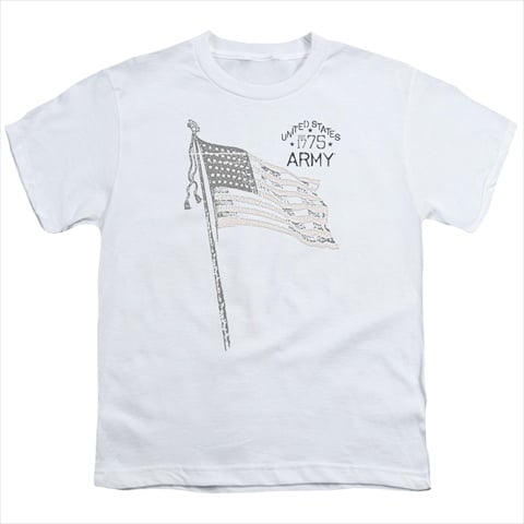 Army-Tristar - Short Sleeve Youth 18-1 Tee- White - Extra Large
