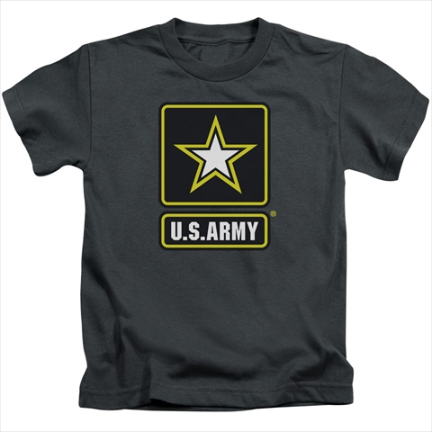 Army-Logo - Short Sleeve Juvenile 18-1 Tee- Charcoal - Large 7