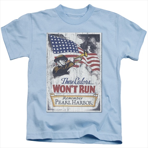 Army-Pearl Harbor - Short Sleeve Juvenile 18-1 Tee- Light Blue - Medium 5-6