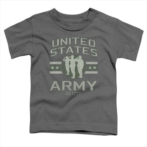 Picture of Army-United States Army - Short Sleeve Toddler Tee- Charcoal - Small 2T