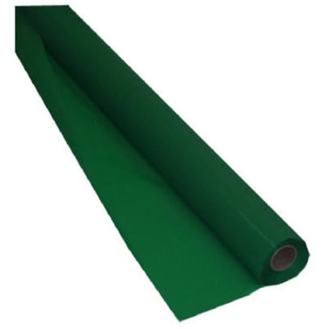 Creative Converting 013006 100 ft. Emerald Green Plastic Table Roll