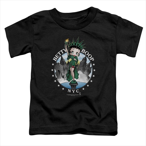Boop-Nyc - Short Sleeve Toddler Tee- Athletic Heather - Medium 3T