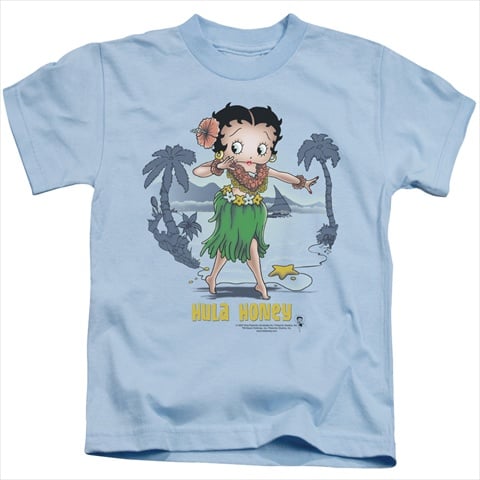 Boop-Hula Honey 18-1 Tee - Light Blue - Large 7