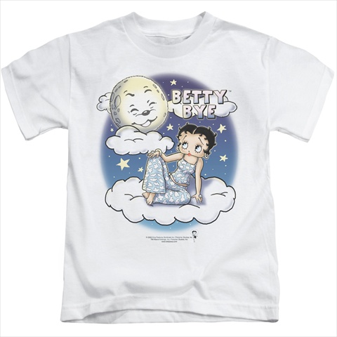 Boop-Betty Bye - Short Sleeve Juvenile 18-1 Tee- White - Large 7