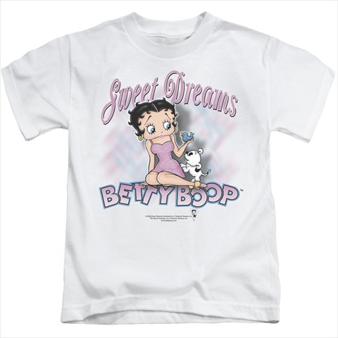 Boop-Sweet Dreams - Short Sleeve Juvenile 18-1 Tee- White - Small 4