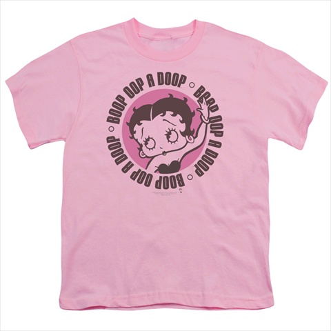 Boop-Oop A Doop - Short Sleeve Youth 18-1 Tee- Pink - Small