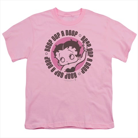 Boop-Oop A Doop - Short Sleeve Youth 18-1 Tee- Pink - Extra Large