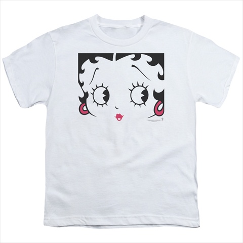 Boop-Close Up - Short Sleeve Youth 18-1 Tee- White - Medium