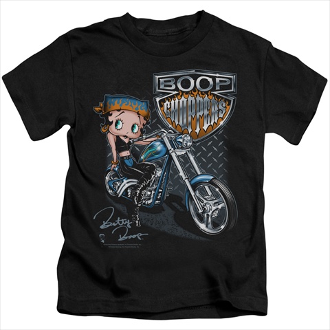 Boop-Choppers - Short Sleeve Juvenile 18-1 Tee- Black - Small 4