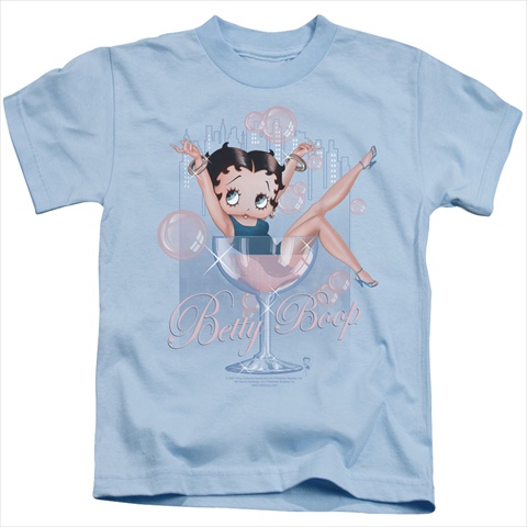 Boop-Pink Champagne - Short Sleeve Juvenile 18-1 Tee- Pink - Small 4