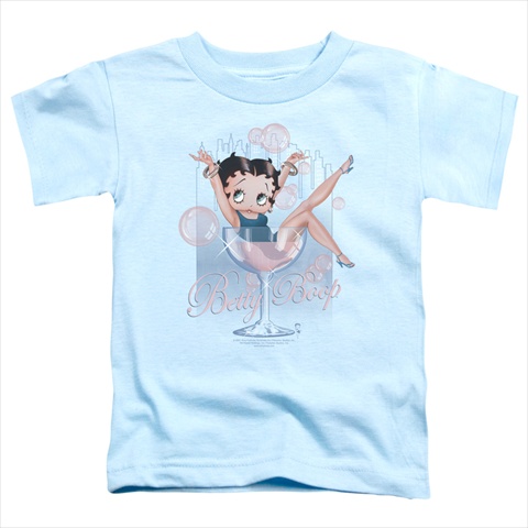 Boop-Pink Champagne - Short Sleeve Toddler Tee- Pink - Small 2T