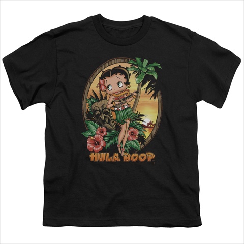 Boop-Hula Boop Ii - Short Sleeve Youth 18-1 Tee- Black - Medium