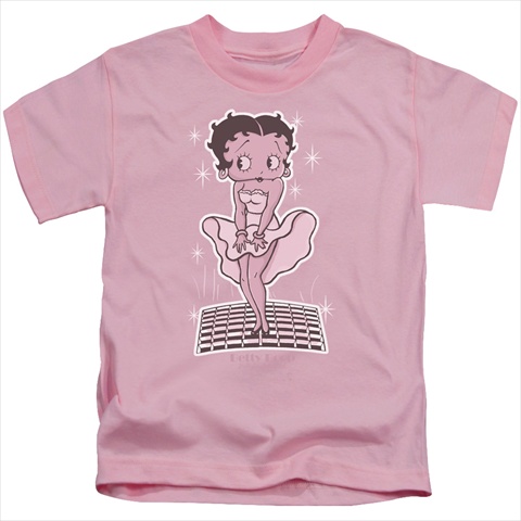 Boop-Hollywood Legend - Short Sleeve Juvenile 18-1 Tee- Pink - Large 7