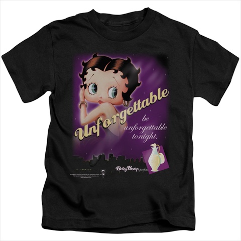 Boop-Unforgettable - Short Sleeve Juvenile 18-1 Tee- Black - Large 7