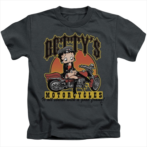 Boop-Bettys Motorcycles 18-1 Tee - Charcoal - Small 4