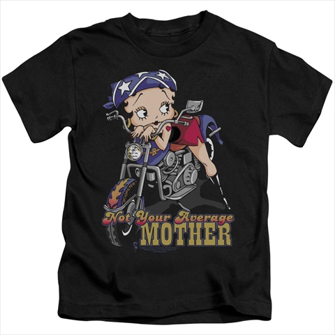 Boop-Not Your Average Mother - Short Sleeve Juvenile 18-1 Tee- Black - Large 7
