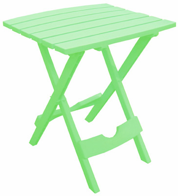 Picture of Adams 8500-08-3731 Quik Fold Portable Resin Side Table - Summer Green