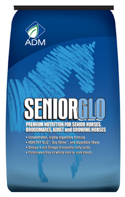 Picture of ADM Alliance Nutrition 10130AB 50 lbs. SeniorGlo Horse Feed Pellets