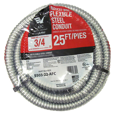 Picture of AFC Cable Systems 5503-22-AFC 0.75 in. x 25 ft. Reduced Wall Steel Conduit