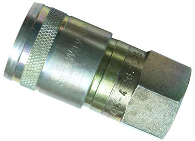 Picture of Apache 39040676 0.5 in. Body Coupling Flat Face x 0.5 in. Female NPT Hydraulic Adapter