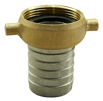 43074504 1.5 in. Short Shank Female Aluminum Pin Lug Coupling
