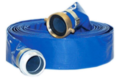 Picture of Apache 98138045 2 in. x 50 ft. PVC Lay Flat Discharge Hose Coupled M x F Short Shank Assembly