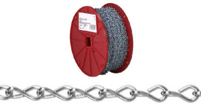 Apex Tools Group AW0801027 100 ft. No.10 Single Jack Chain - Steel Blu-Krome