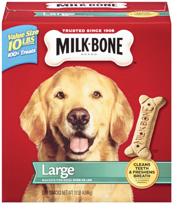 Picture of Big Heart Pet Brands 7910092502 10 lbs. Milk Bone- Large Dog Biscuit