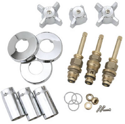 Picture of Brass Craft SK0336 8.87 x 7.87 in. Chrome Tub & Shower Faucet Rebuilt Kit