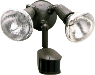 Picture of Cooper Lighting MS276RD Bronze Motion Activated Outdoor Security Flood Light