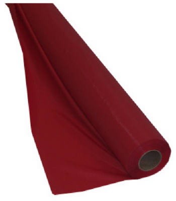 Picture of Creative Converting 011131 40 in. X 100 ft. Plastic Table Roll- Classic Red