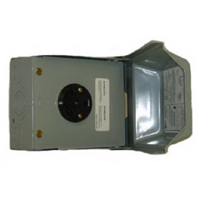 GE Energy U013P Midwest Electric 30A- 120V- Surface Mount Outdoor Receptacle ...