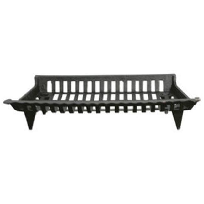 CG30 30 in. Black  Cast Iron Fireplace Grate