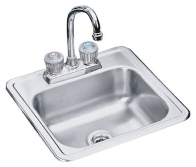 Picture of Elkay Sinks NEPB1515LF 15 x 15 x 5.12 Basic Series Single Compartment Bar Sink