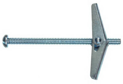 370054 50 Pack Spring Wing Toggle Bolt - 0.19 x 3 in.