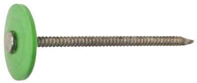 461442 1.25 in. Galvanized Plastic Cap Roofing Nail, 2k Pack