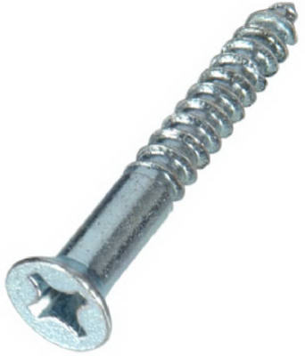 40021 6 x 1 in. Zinc Wood Screw