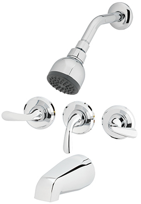 Non-Pressure Balancing Shower Faucet- Chrome