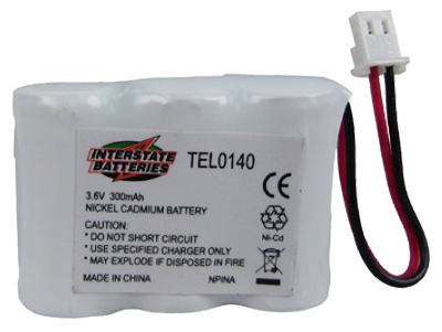 Picture of Interstate All Battery TEL0140 3.6V 300Mah Phone Battery