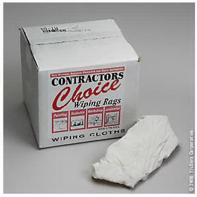 6414-05-TS 4 lbs. White Washed & Bleached Rag
