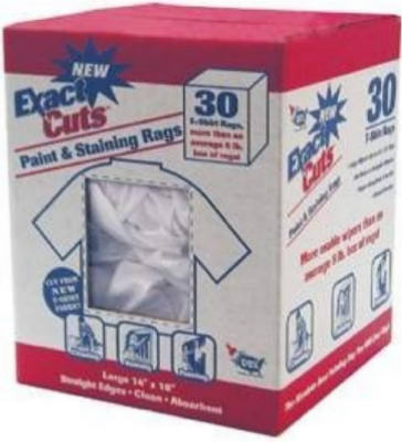 W-30005 14 x 16 in. T-Shirt Rags, 30 Count