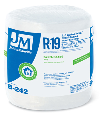 Picture of John Manville 90003720 R19 23 in. x 39 ft. Kraft Roll