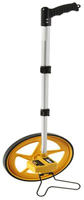 1877-0200 3 ft. Measure Wheel Feet & Inches With Telescoping Handle