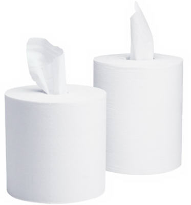 01051 Center Flow Hand Towel- White- 500 Count- Pack 4