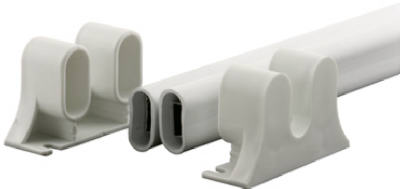 K 5167 Swinging Screen Door Push Bar - White