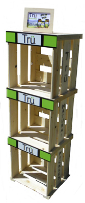 Picture of Pyckles 3063 Tru Pickles Wood Crate Style Floor Display