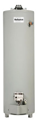 6-40-UNBRT 400 Natural Gas Ultra Low Nox Water Heater - 40 Gallon -  Reliance, 195204